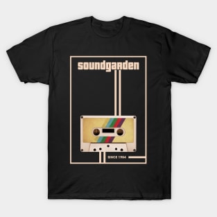 Soundgarden Music Retro Cassette Tape T-Shirt